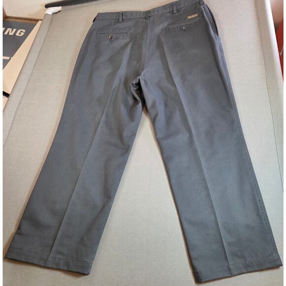 Vintage Haggar Generations Pleated 100% Cotton Slacks Men’s 38x30 Gray Mexico - Picture 2 of 12